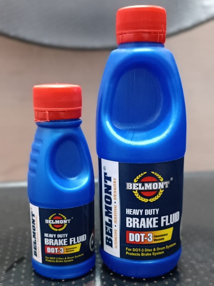 Brake fluid bottle DOT 4 – Belmont Lubricants