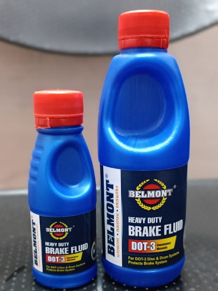 Brake Fluid Manufacturers and Suppliers in India – DOT 3 and DOT 4 bottle