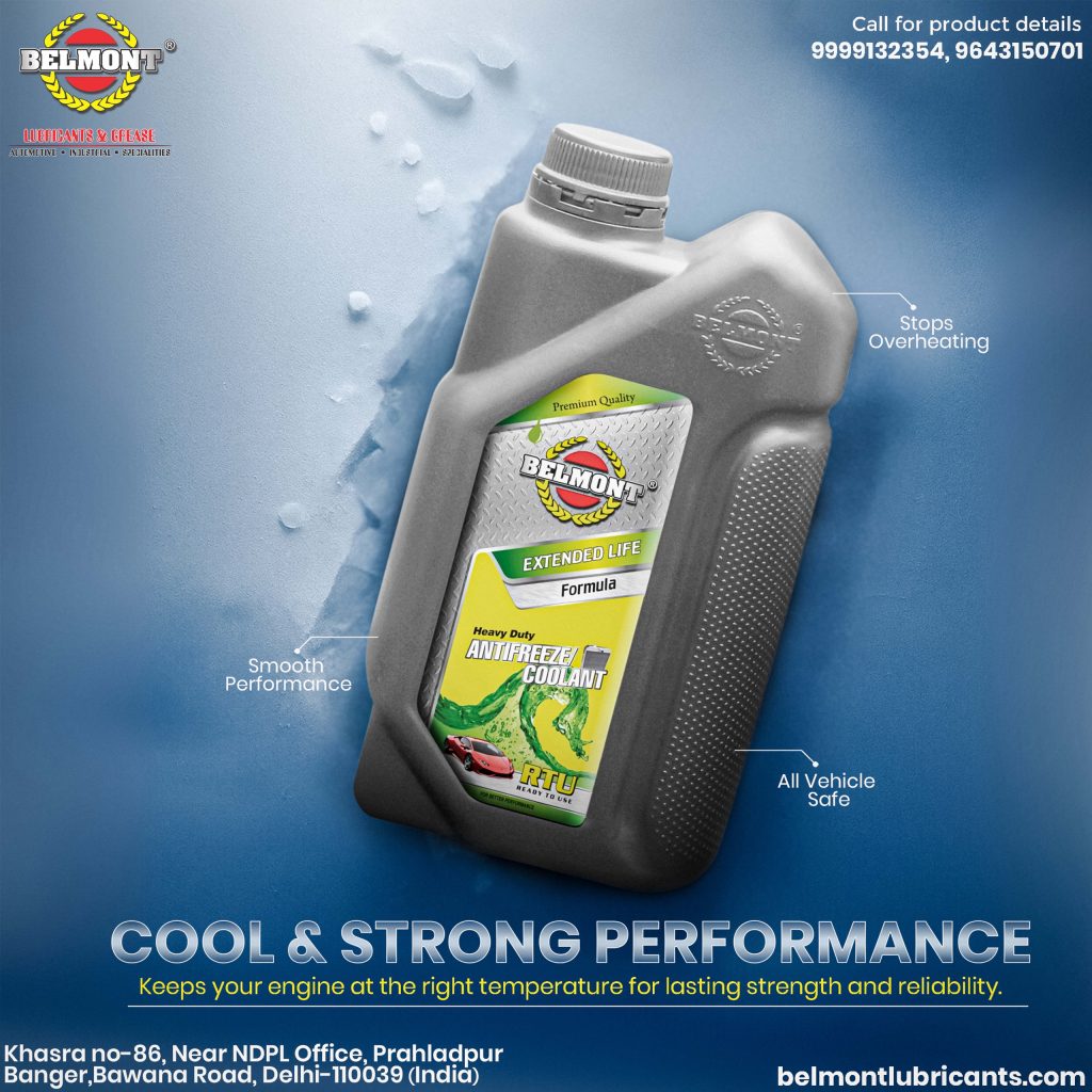 Belmont Coolant for cars – premium engine protection against overheating