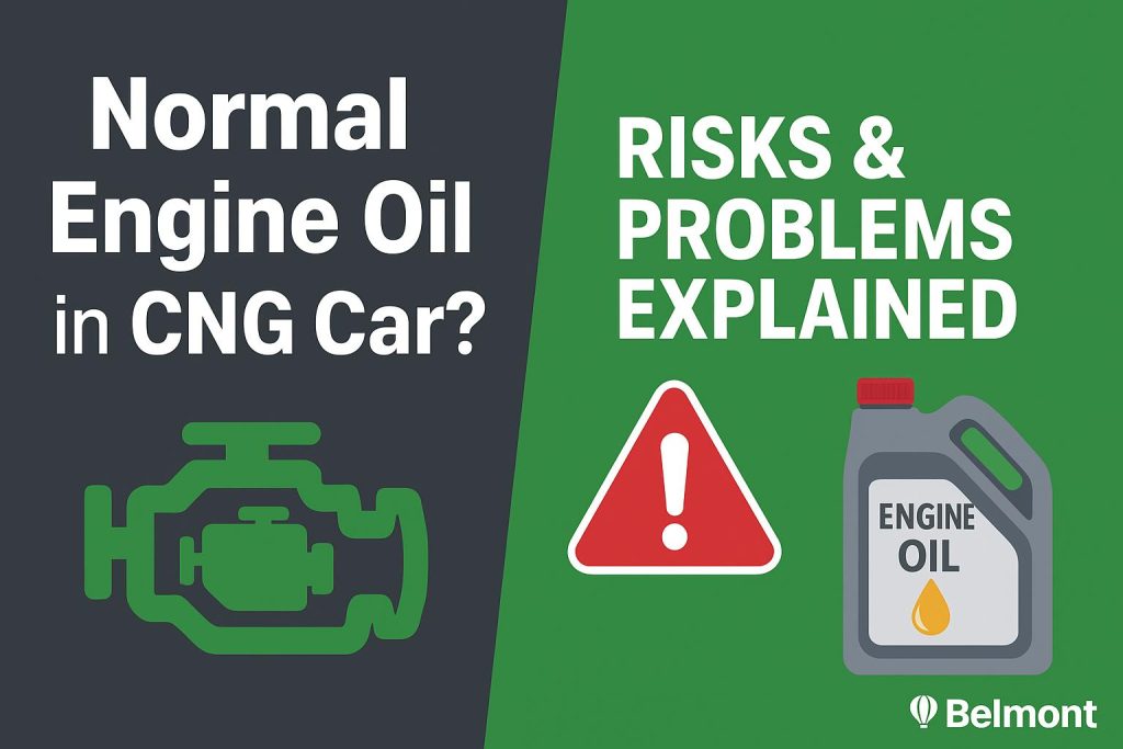 Normal engine oil vs CNG engine oil comparison chart – Belmont Lubricants