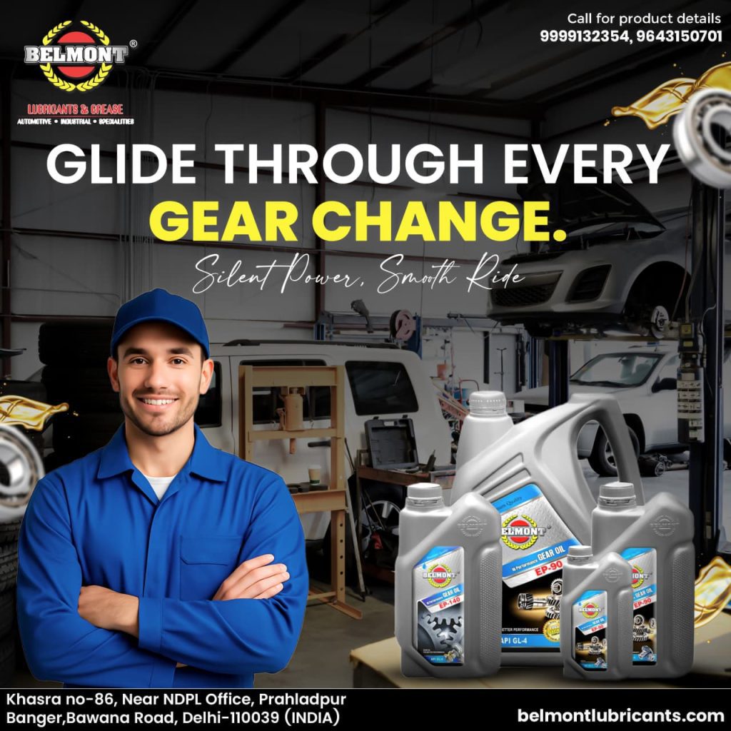 Synthetic gear oil protecting gears under extreme heat