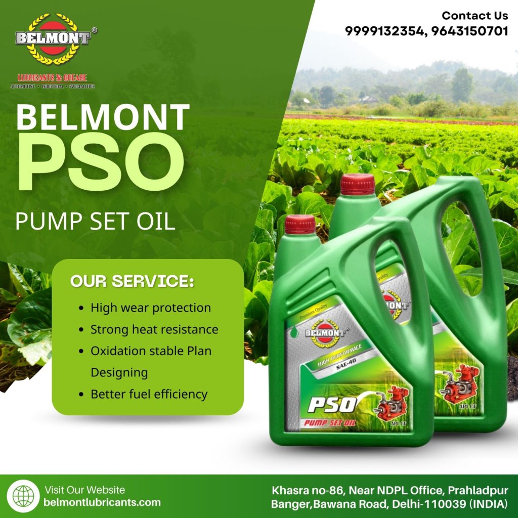 SAE 40 pump set oil for farming use